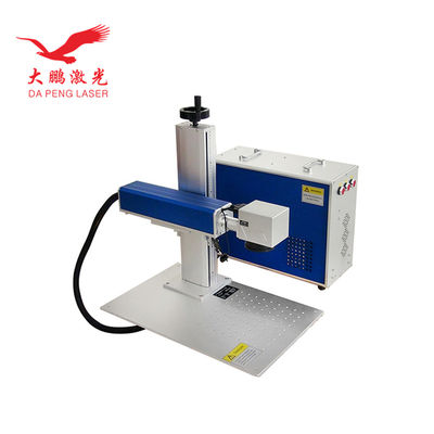 CE Desktop Fiber Laser Marking Machine For Plastic Gold Silver Metal