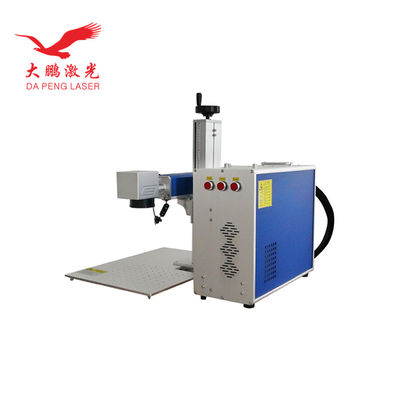 CE Desktop Fiber Laser Marking Machine For Plastic Gold Silver Metal