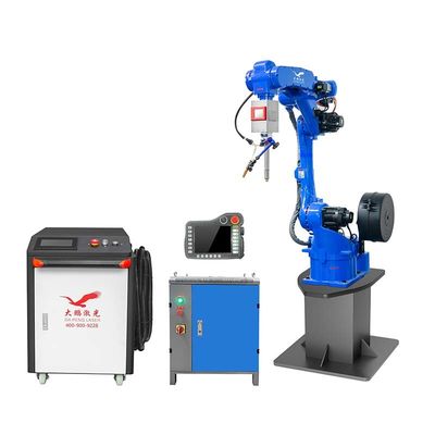 Robot Laser Welding Machine 2kw fiber laser Raycus weld aluminum stainless steel